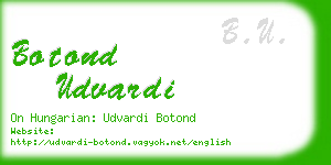 botond udvardi business card